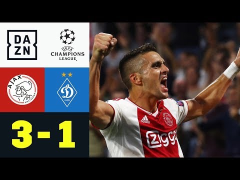 Ajax ballert sich gen Königsklasse: Ajax Amsterdam - Dynamo Kiew 3:1 | CL-Quali | Highlights | DAZN