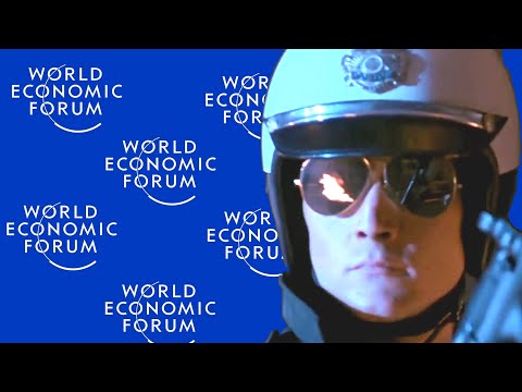 WEF Terminator in Davos gesichtet #davos #macron #wef