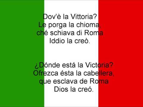 Himno Nacional de Italia -  Inno Nazionale della Repubblica Italiana (IT, ESP lyrics)