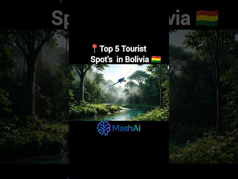 Top 5 Tourist Spot's in Bolivia 🇧🇴 #mashai #travel #viral #top5places #travelcinematic