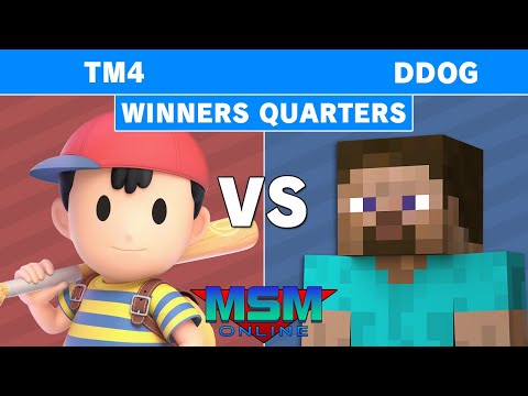 MSM Online 41 - TM4 (Ness) Vs. DDog (Steve) Winners Quarters - Smash Ultimate