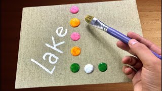 Watch How to Draw a Beautiful Lake | Easy Landscape Drawing