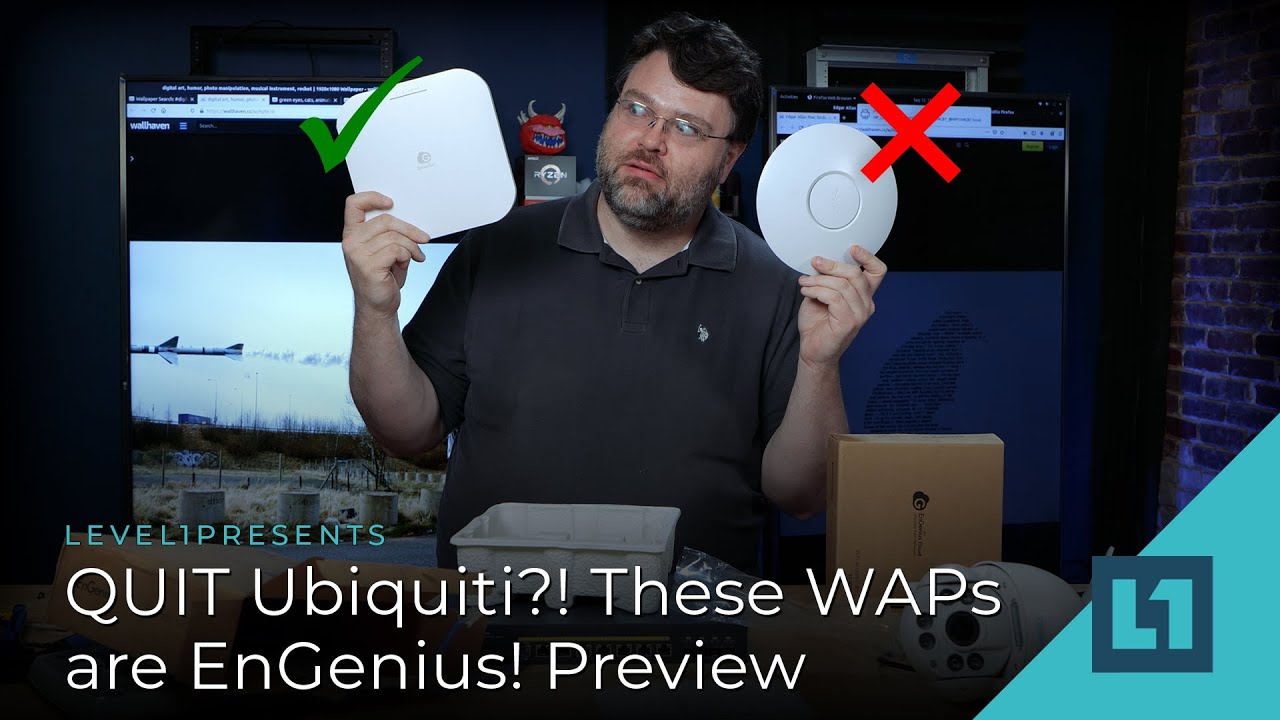 QUIT Ubiquiti?! These WAPs are EnGenius! - Part 2 - YouTube