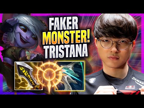 FAKER IS A MONSTER WITH TRISTANA! - T1 Faker Plays Tristana ADC vs Kai'sa! | Season 2023