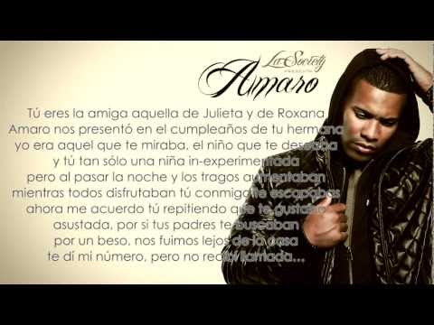 Amaro - Amor de Antes feat Plan B Nengo Flow  (Letra) (La Society)