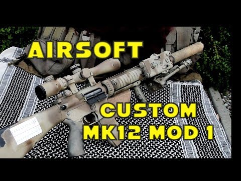 Airsoft MK12 MOD 1 Custom SPR LONE SURVIVOR Style