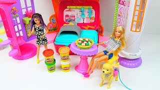 BARBIE LA PIZZERÍA | BARBIE DOLL PIZZA