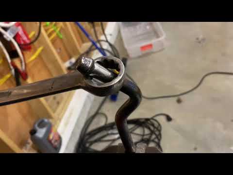 How to modify exhaust / muffler hangers (fun with fire)