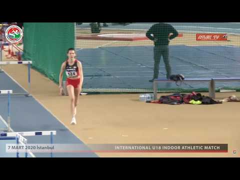 Dvoranski susret reprezentacija U18 2020 | petoboj, skok uvis | Angelina Topić - 1,76m  PB
