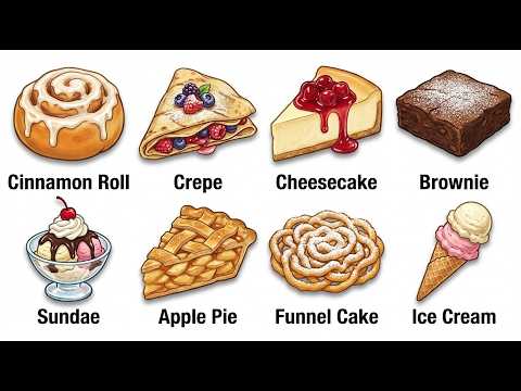 Every Dessert Explained in 8 Minutes
