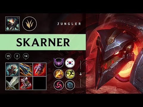 Skarner Jungle vs Lee Sin - KR Master Patch 25.24