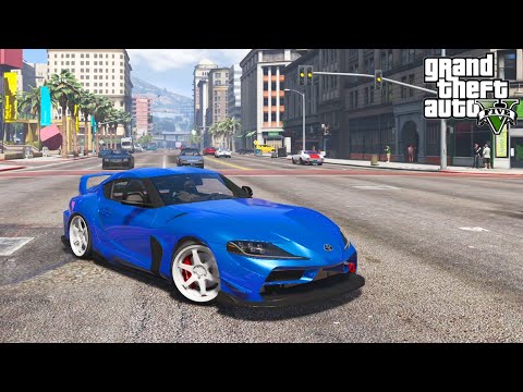 TOYOTA SUPRA MK5 TOYOTA RASA BMW MANTAP BRATAK TAK TAK - GTA V MOD INDONESIA SULTAN UPIN IPIN