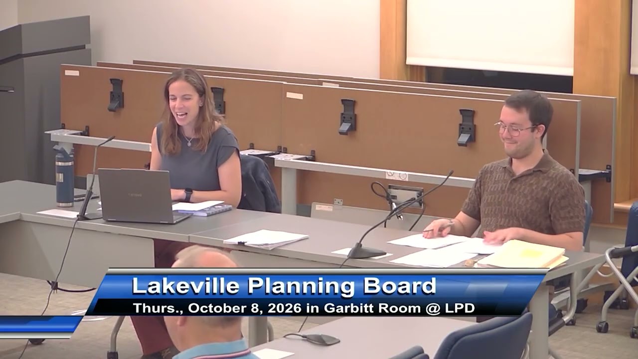 From the Planning Board