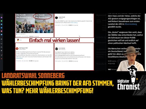 Landratswahl Sonneberg - Wählerbeschimpfung bringt der AfD Stimmen, was tun? Mehr Wählerbeschimpfung
