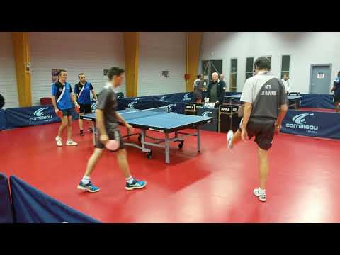TENNIS DE TABLE (Nat.3) A.T.T. Le Havre 3 - 8 Paris 13 T.T.