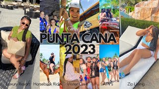 TRAVEL VLOG: PUNTA CANA GIRLS TRIP 2023 🤪 | ATV'S, SCAPE PARK, HORSEBACK RIDING + SO MUCH MORE!!