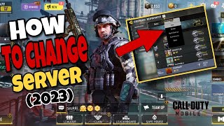 HOW TO CHANGE SERVER IN CALL OF DUTY MOBILE | SELECT ASIA SERVER IN CODM | 2023