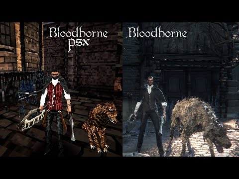 Cute Doggo - Bloodborne VS Bloodborne Demake