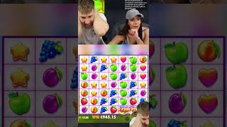 BIG WIN from Fruit Party 2 Slot! #shorts Video Video