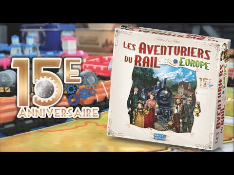 Édition collector - Aventuriers du Rail Europe: 15e Anniversaire