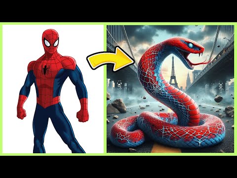 AVENGERS but VIPER SNAKE 🐍 VENGERS | All Characters (Marvel & DC) 2024