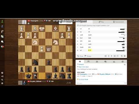 Blitz on Chess.com GM Hasangatin Ramil - FM Bryakin Mikhail