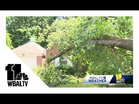 Baltimore County sees major damage and outages after storms