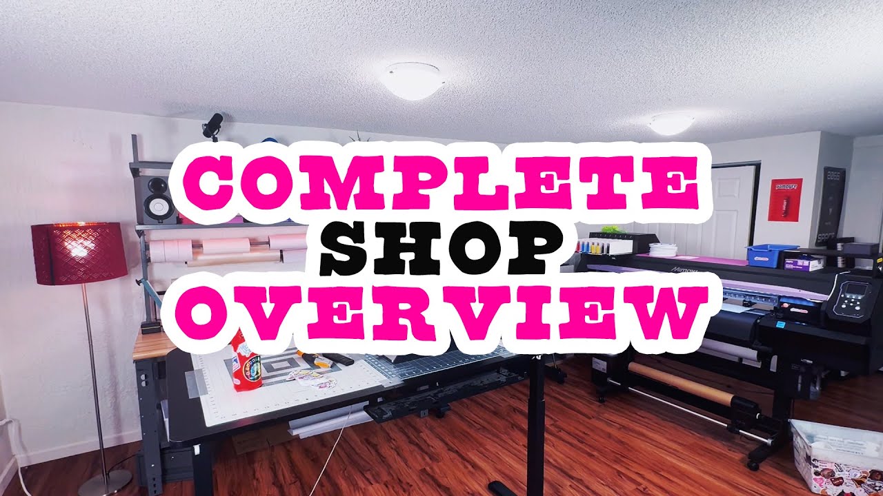 STICKER SHOP OVERVIEW + My Gear, Tools, & Setup!