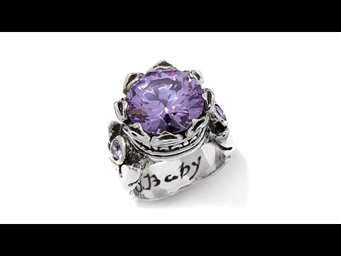 King Baby Jewelry Simulated Stone   CZ Crown Ring