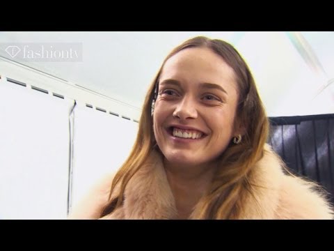 Karmen Pedaru - Model Talk at Fashion Week Fall/Winter 2012-13 | FashionTV