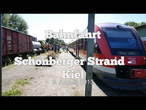 Bahnfahrt Kiel - Schönberg - Schönberger Strand in 4K (Bahn Let's Rail)