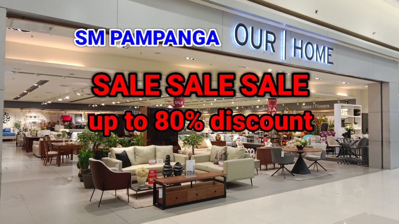 OURHOME SM PAMPANGA Still on SALE up to 80% discount😍