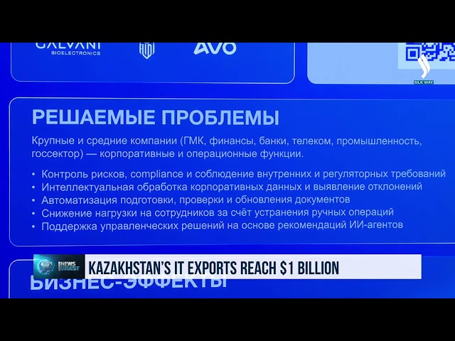 Қозоғистон IT-экспорти ҳажми 1 миллиард доллардан ошди