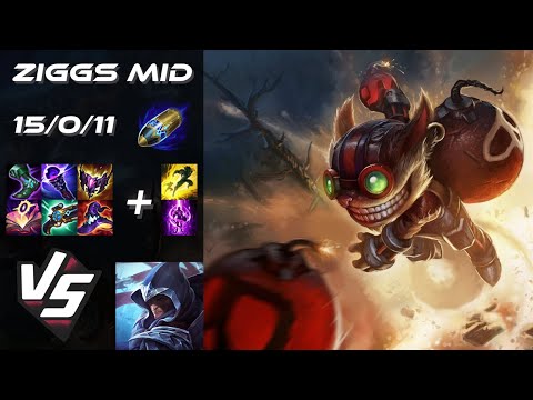 MID Ziggs vs Talon - EU Grandmaster Patch 14.7