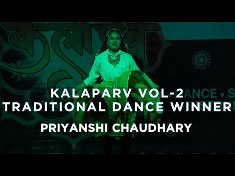 Priyanshi Chaudhari - Traditional Dance Winner