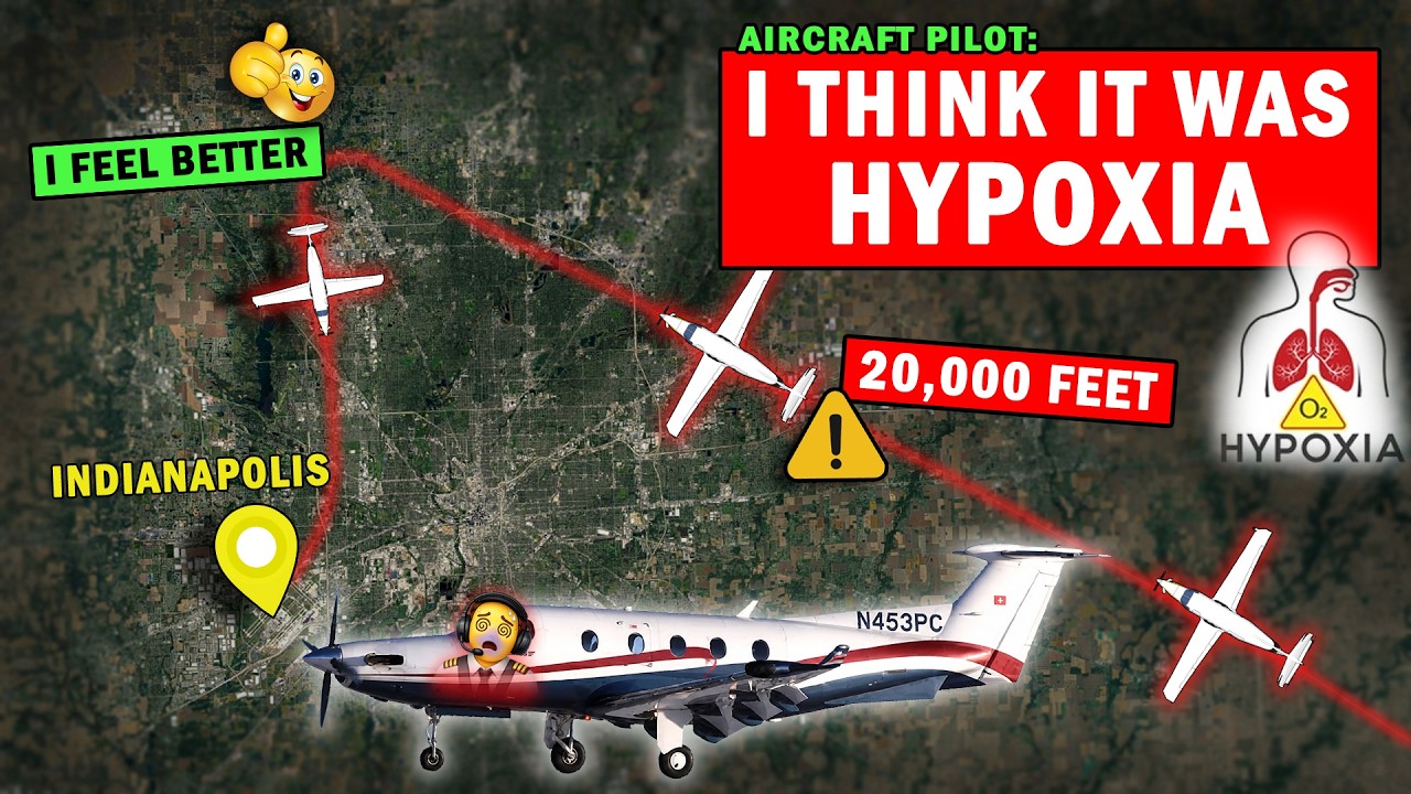 Pilot Becomes HYPOXIC at High Altitude | Requests Medical Attention