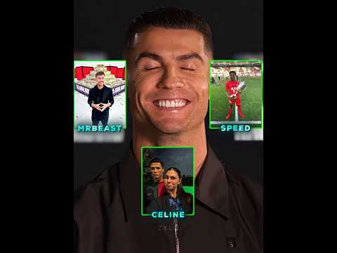 Ronaldo Chose Celine Over MrBeast & IShowSpeed 😳🔥