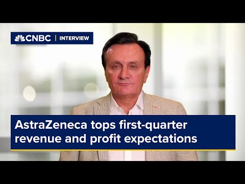 AstraZeneca tops first-quarter revenue and profit expectations