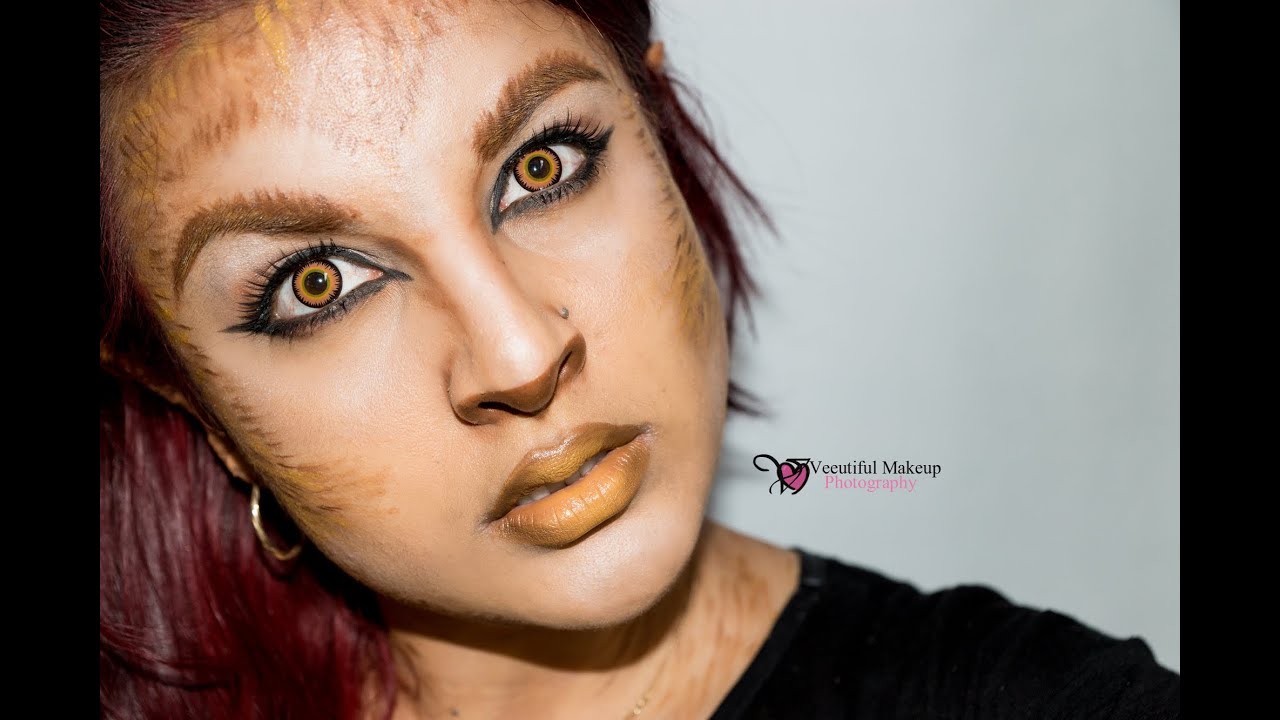 HALLOWEEN WEREWOLF MAKEUP TUTORIAL, SHEWOLF MAKEUP