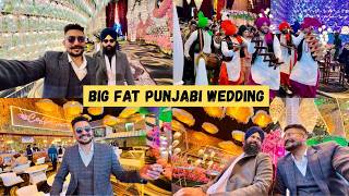 My Friend’s Big Loud Fat Punjabi Wedding 🎉 Indian Wedding Food Tasting 🇮🇳🎊