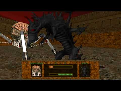 Mastermind vs Korax - CROSSOVER BOSS FIGHT - DOOM vs HEXEN Monster Infighting