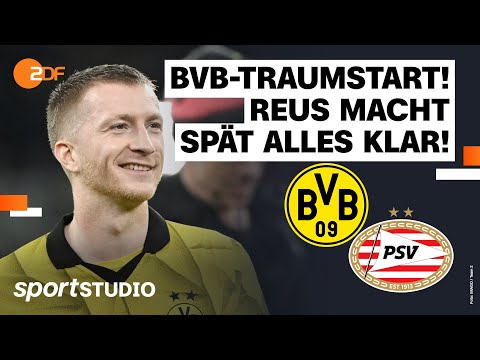 Borussia Dortmund – PSV Eindhoven | UEFA Champions League 2023/24, Achtelfinale | sportstudio