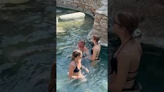 ☀️The Wonder Of Nature Fun White Pamukkale Turkey -Good Day?️ #pamukkale #cleopatra #pool