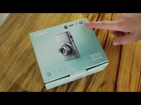 Canon IXUS 255 HS Unboxing flip