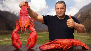 Gourmet Lobster Rolls Cooked In The Mountains