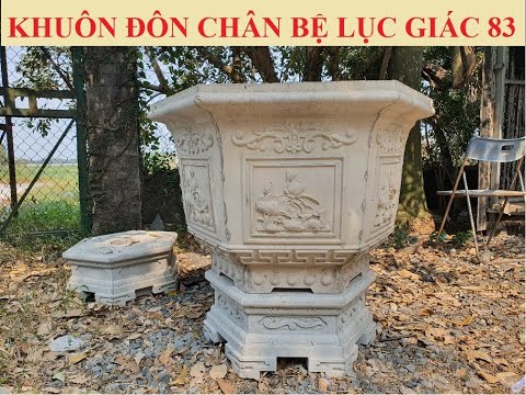 Khuôn Đôn Chân Bệ Lục Giác 80