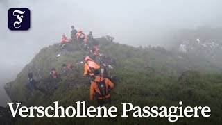 Zehn Vermisste nach Flugzeugabsturz