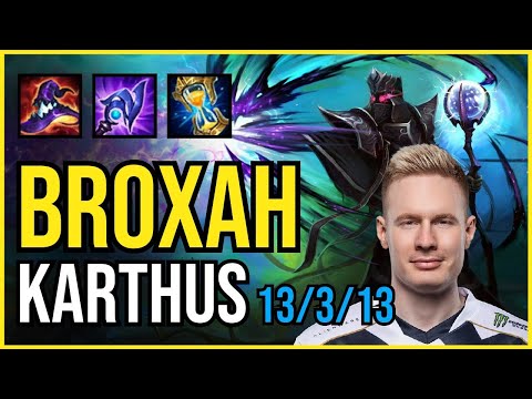 BROXAH - KARTHUS vs. LEE SIN Jungle | EUW MASTER | PATCH 10.25