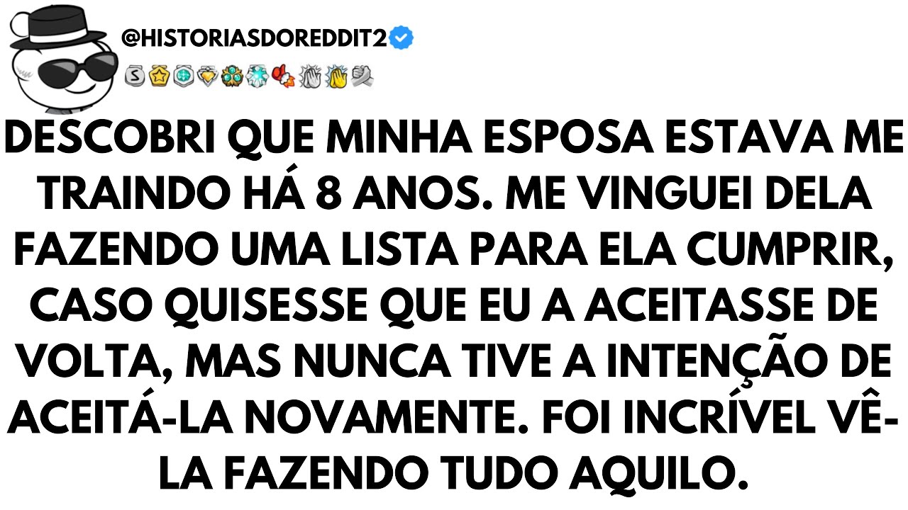 APÓS ME TRAIR, FIZ MINHA ESPOSA REALIZAR VARIAS COISAS PARA EVITAR O DIVÓRCIO, NUNCA QUIS VOLTAR.