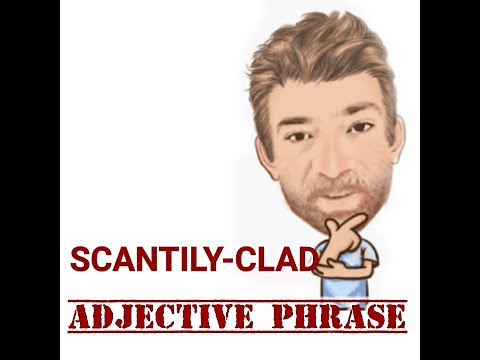 English Tutor, Nick P Adverb Phrase (62) Scantily Clad